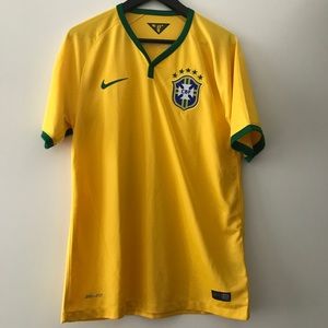 Brazil CBF Stadium Men's Soccer Jersey